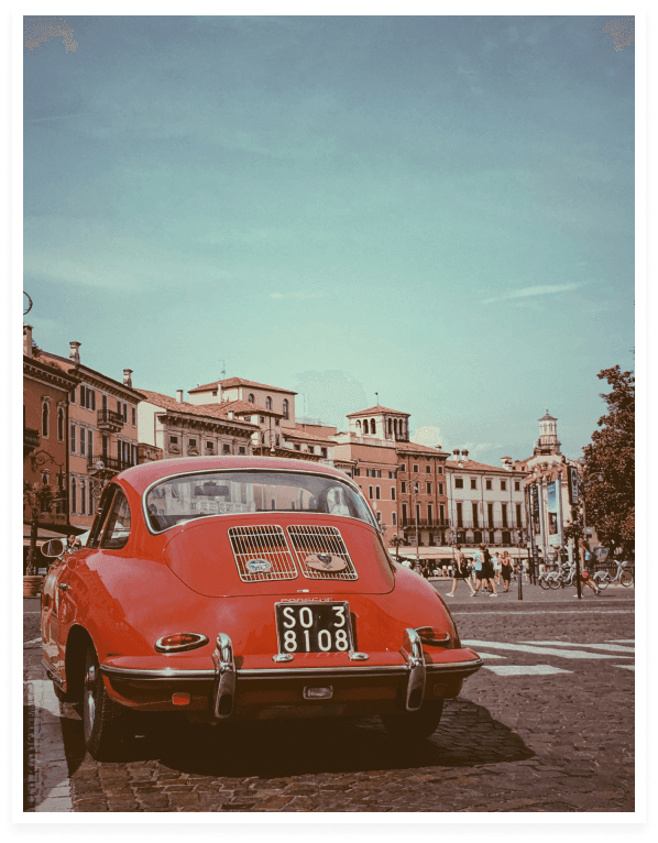 A vintage car